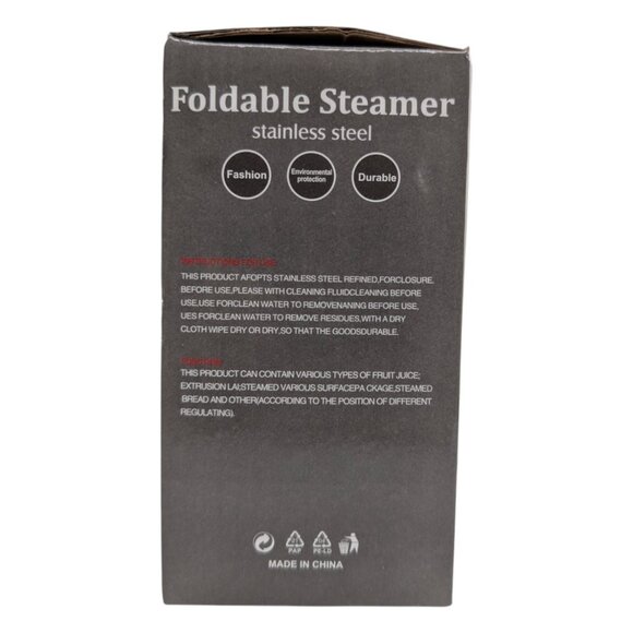 Sayfine Foldable Vegetable Steamer Basket Stainless Steel Expandable 10.5" - Picture 5 of 14